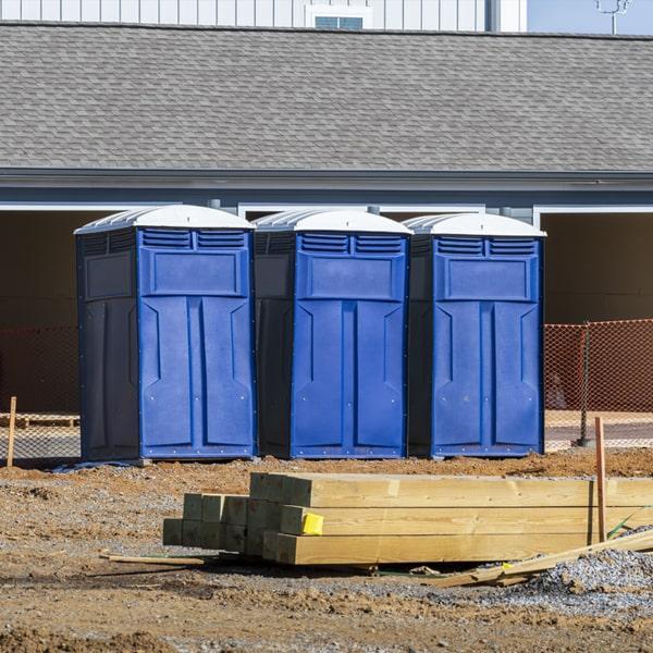 Heavy-duty construction site porta potty in Hopkinsville, Kentucky